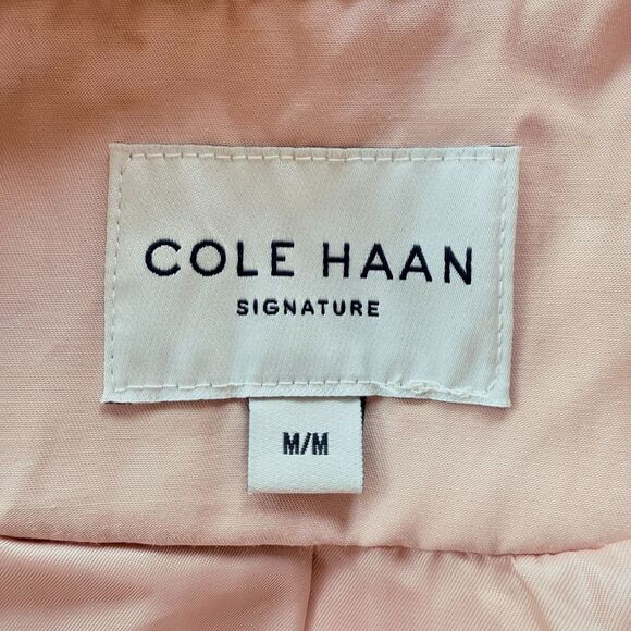 NWT Cole Haan Signature Women's Hooded Double Breasted Trench Coat in Petal M - Picture 7 of 15